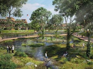 A graphical rendering of The Parks. Image courtesy: URB
